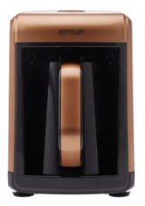 Emsan Bella Gusto Tek Hazneli 4 Fincan 535 W Bronz Türk Kahvesi Makinesi