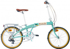 Bianchi Folding VN 20 Jant 7 Vites Katlanır Turkuaz