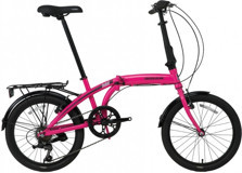 Bisan Twin S 20 Jant 6 Vites Katlanır Pembe