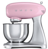 Smeg SMF02 800 W Hamur Yoğurmalı Çırpıcılı Pembe Standlı Mikser