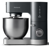 Homend Artfood 302 (700.01.01.0293) 1200 W Hamur Yoğurmalı Çırpıcılı Gri Standlı Mikser