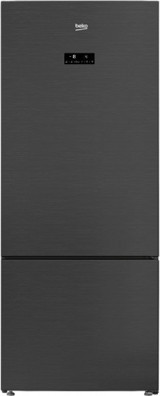 Beko 674580 EDI Çift Kapılı Statik E Enerji Sınıfı 532 lt Siyah Alttan Donduruculu Solo Kombi Tipi Buzdolabı