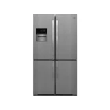 Vestel Puzzle FD65001 EX 4 Kapılı Nofrost F Enerji Sınıfı 584 lt Modern Gri Alttan Donduruculu Solo Gardrop Buzdolabı