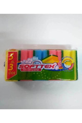 Syk Softtex Oluklu Bulaşık Süngeri 5'li