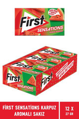 First Sensations Karpuzlu Aromalı Sakız 12'li 1 Adet