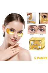 Sinka Kolajenli Göz Altı Jel Maske 5×2 Adet