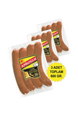 Apikoğlu Dana Uzun Sosis 3x220 gr