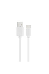 Recci Samsung Type C Kablolu 2.1 Amper Muadil Şarj Aleti Beyaz