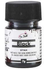 Dr. Gusto Siyah Yağ Bazlı Toz Gıda Boyası 7 gr