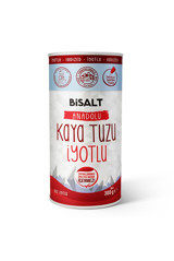 Bisalt İyotlu Toz Kaya Tuzu Kutu 300 gr