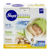 Sleepy Natural Yenidoğan 4 Yaprak 3'lü Paket Islak Bebek Havlusu