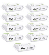 Sleepy Natural Yenidoğan 90 Yaprak 9'lu Paket Islak Mendil