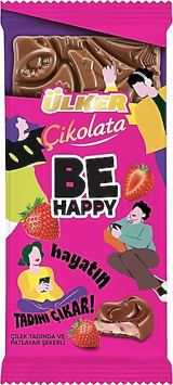 Ülker Be Happy Çilekli Çikolata 88 gr