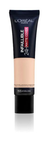 L'Oréal Paris Infaillible 24h Matte Cover 155 Naturel Rose Likit Serum Fondöten 30 ml