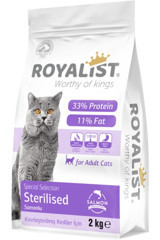 Royalist Sterilised Somonlu Yetişkin Kuru Kedi Maması 2 kg