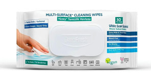 Deep Fresh İz Bırakmaz Karbonat & Beyaz Sirke 50 Yaprak Yüzey Temizleme Mendili