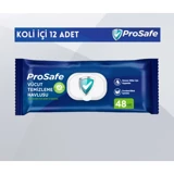 Prosafe Yetişkin Hasta 48 Yaprak 12'li Paket Vücut Temizleme Mendili