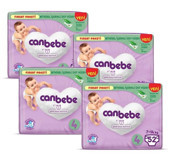 Canbebe Maxi 4 Numara Cırtlı Bebek Bezi 4x52 Adet