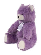 Bambi Tüylü Ayı Büyük Boy Mor 62 cm Peluş Oyuncak