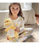 Carrier Sevimli Dinozor Sarı Peluş Oyuncak