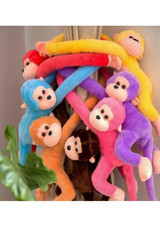 Sole Mavi Maymun Elleri Yapışabilen Uyku Ve Oyun Arkadaşı 70 cm Peluş Oyuncak