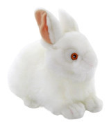 Animals Of The World Beyaz Tavşan 23 cm Peluş Oyuncak