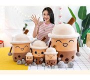 Yystore Sevimli Sütlü Çay Bebek 40 cm Peluş Oyuncak