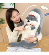 Oloey Shark Puppy 45 cm Peluş Oyuncak