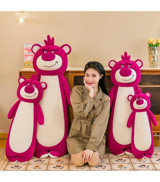 Luckystar Çilekli Ayı Pembe Peluş Oyuncak