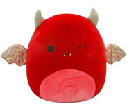 Squishmallows 20 cm Halloween 2. Seri Kırmızı Yarasa Karlie Peluş Oyuncak