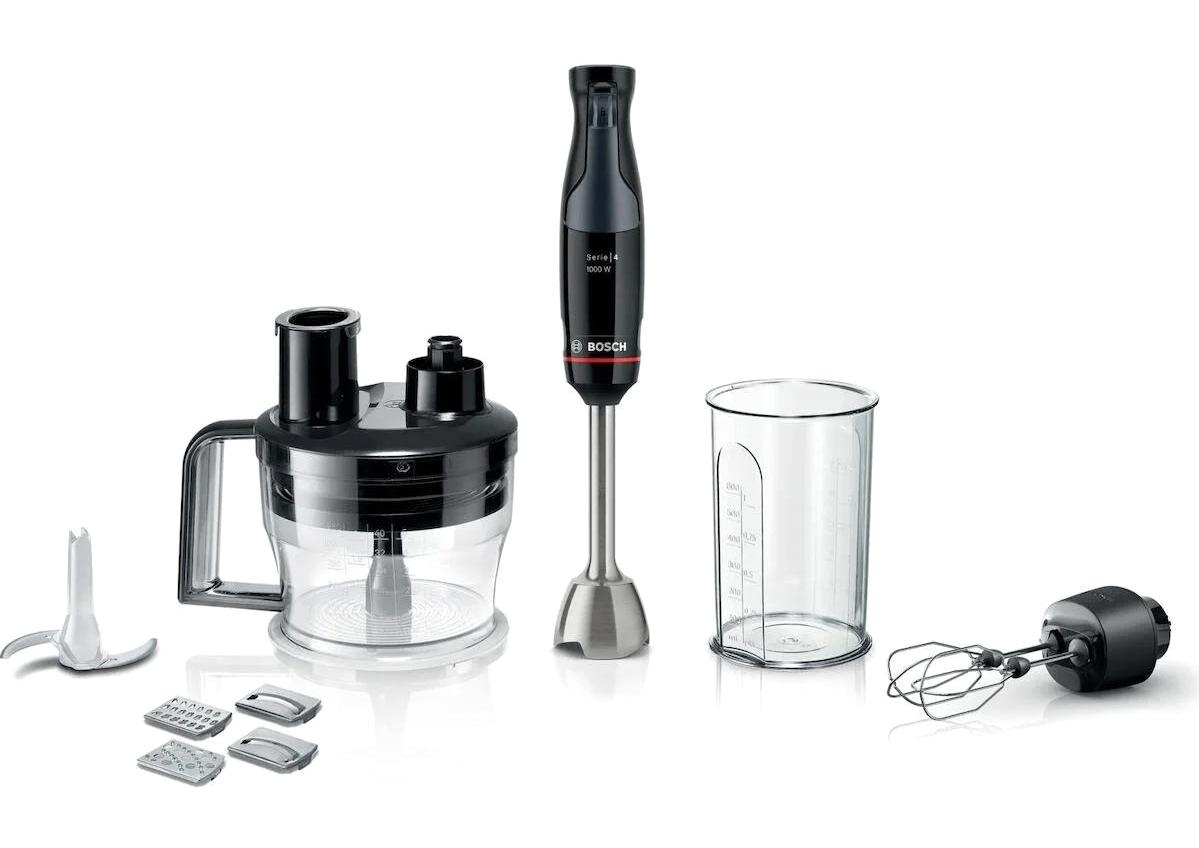 Bosch Msm4B610 Serie 4 Ergomaster 1.25 lt Buz Kırıcılı Çift Bıçaklı Blender Seti Siyah