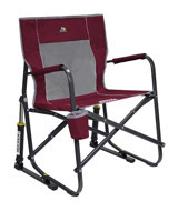 Gci Outdoor 37072 Katlanır Kolçaklı Bordo Tekli Kamp Sandalyesi