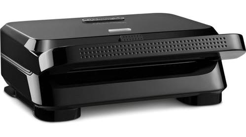 Delonghi SW12B.BK 2 Dilim Döküm Çıkartılabilir Plaka Siyah Tost Makinesi