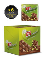 Eti Antep Fıstıklı Çikolata 60 gr 6 Adet