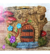Florada 7 Cüceler Evi Beton Doğal Orta Boy Retro Boyalı Saksı