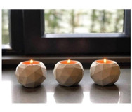 Decolight Beton Kuçük Boy Saksı Beyaz