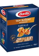 Barilla İntegrale Tam Buğday Unlu Farfalle Kelebek Makarna 400 gr