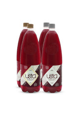 Büyük Usta Organik Şekersiz Glutensiz Acılı-Acısız Şalgam 4x2 lt