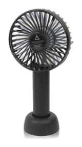 Ateştech Mini 3 Kademeli El Tipi Vantilatör Siyah