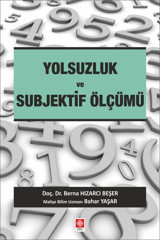 Yolsuzluk ve Subjektif Ölçümü Bahar Yaşar Ekin Basım Yayın