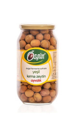 Özgün Kırma Yeşil Zeytin Kavanoz 1 kg