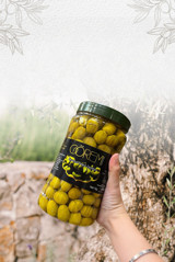 Görem Salamura Kırma Yeşil Zeytin Kavanoz 1 kg