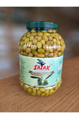 Sazak Salamura Kırma Yeşil Zeytin Pet Kavanoz 5 kg