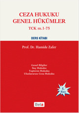Ceza Hukuku Genel Hükümler Hamide Zafer Beta Yayınları