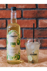 Cenova Gurme Seri Cool Lime Aromalı Kahve Şurubu 1 lt