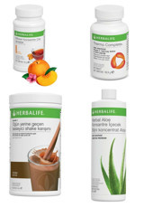 Herbalife Çikolata-Şeftali Aromalı İçecek Tozu Seti 4'lü
