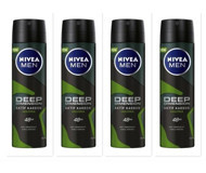 Nivea Deep Dimension Amazonia Sprey Erkek Deodorant 4x150 ml