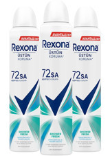 Rexona Shower Fresh Kadın Deodorant 3x200 ml
