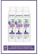Watsons Invisible Flower Sprey Kadın Deodorant 3x150 ml