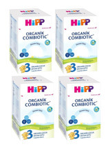Hipp Combiotic Tahılsız Glutensiz Organik Probiyotikli 3 Numara Devam Sütü 4x800 gr